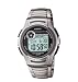 Casio Men's Basic Silver-Tone Bracelet Digital Watch #W213D-1AVCF