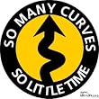 Magnetic Badge - So Many Curves - Black - Overlap