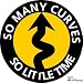Magnetic Badge - So Many Curves - Black - Overlap