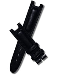 Black Buffalo Grain leather watch band to fit TAG Heuer S/el (SEL Sport Elegance) models listed below