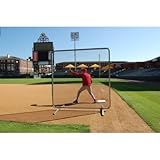 UPC 833593000061 product image for Trigon Sports Procage Premium 1st Base/Fungo Protective Screen with Net, 7 x 7-F | upcitemdb.com