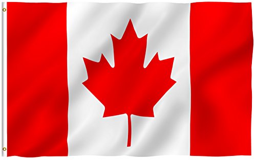 Canadian 3-feet by 5-feet Polyester Flag