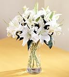 10-Stem White Oriental Lilies