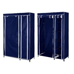 Kleiderschrank / Campingschrank mobil blau