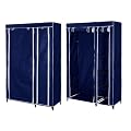 Kleiderschrank / Campingschrank mobil blau