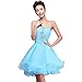 Fashion Plaza Princess Cocktail Party Dress Crystal Mini Short D0131