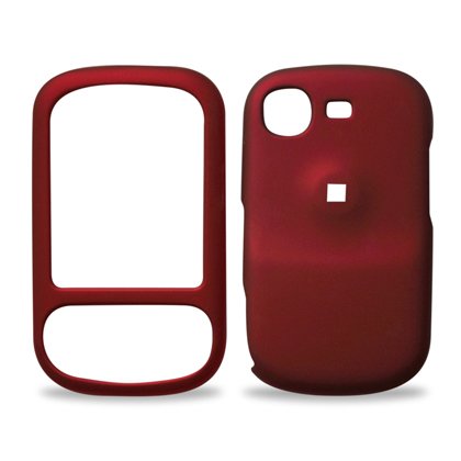 Fashionable Perfect Fit Hard Protector Skin Cover Cell Phone Case for Samsung Strive A687 AT&T - RED