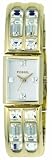 Fossil ES1940 Ladies Gold Plated Bracelet Watch With Crystal Detail
