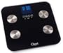 Ozeri Touch 440 lbs Digital Bathroom Scale in Black -- Measures Weight, Body Fat, Hydration, Muscle and Bone Mass with Auto Recognition Technology for 8 Personal Profiles