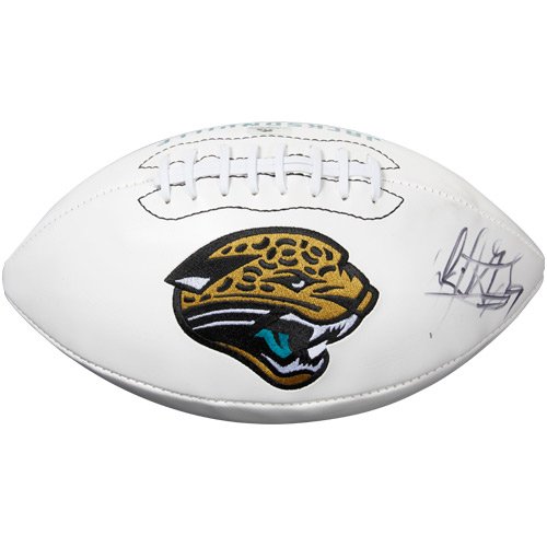 David Garrard Jacksonville Jaguars #9 Autographed Logo Football