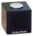 NRS Talking Cube Clock Black