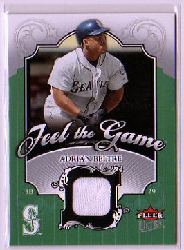 2006 Fleer Ultra Adrian Beltre Game Used Jersey Baseball Card