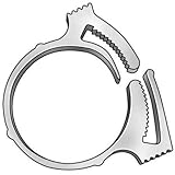 MICRO PLASTICS 22HC0250B Hose Clamp,Nylon,Max 0.290 In,PK10
