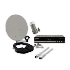 Schwaiger Sat 3410 digitale Camping Sat Anlage (Sat Receiver, Single LNB, 35cm Spiegel, F-Anschlusskabel 5m)