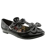 Schuh Bambi Flower T-bar Patent
