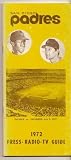 1972 San Diego Padres Media Guide MLB Baseball