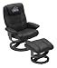 Black Leather Swivel Chair & Ottoman University of Florida Gators