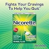 Nicorette-Nicotine Coated Gum 4mg, 190 Pieces Fresh Mint