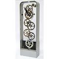 Horloge � rouages apparent pendule design Skelton