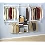 Easy Track RB1460 4-to-8-Foot Deluxe Tower Closet, White