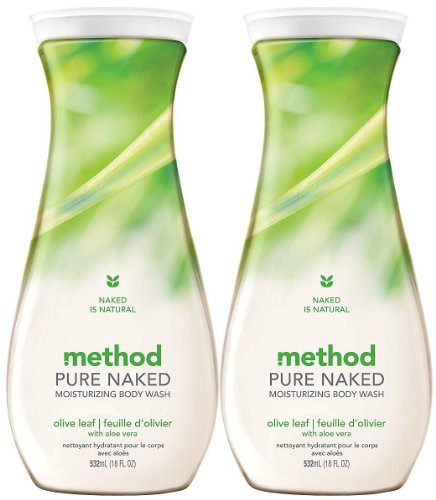 Method Moisturizing Body Wash, Olive Leaf, 18 oz, 2 pk
