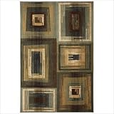 IMAGE OF Select Cambridge Vibrations Blue Contemporary Rug Size: 5'3