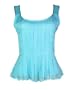 To The Max by BCBG Pleated Tank Top Blue 4