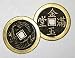 I Ching Dragon & Phoenix Coin, bronze