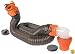 Camco 39761 RhinoFLEX 15' RV Sewer Hose Kit with Swivel Fittings