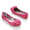 Charles by Charles David Dame Satin Flat with Bow