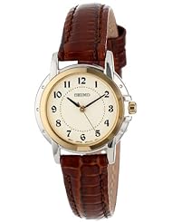 Seiko Womens SXGA02 Brown Leather Strap Casual Watch