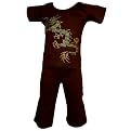 BabyGlam Dragon 2-pc. Tee and Pants Set - Brown