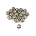 20 Ball Bali Beads Jewelry Bead Stringing 7mm Part