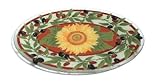 Peggy Karr 18-Inch Glass Tuscany Oval Platter