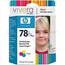Hewlett Packard CB277AN#140 HEWLETT PACKARD CB277AN140 (HP #78) TRI-COLOR INK CARTRIDGE