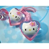 HelloKittyPinkHeartsPonyTailHolder