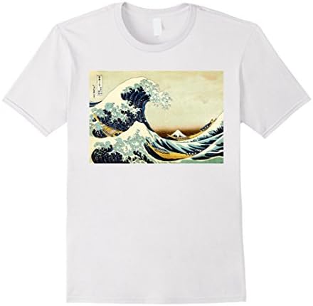 The Great Wave off Kanagawa - Japanese Vintage Art  - Male Small - White