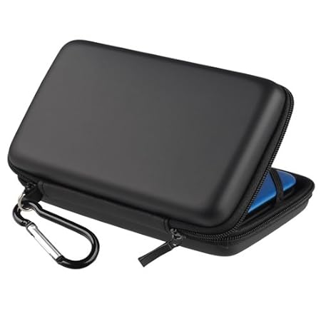 eForCity Eva Case Compatible With Nintendo 3DS XL, Black