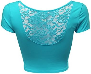 Awesome21 Women's Lace Crop Tops