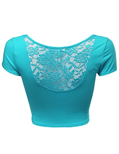 Awesome21 Women's Lace Crop Tops