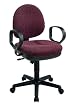 Contemporary Swivel Chair with Flex Back and Loop Arms By Office Star