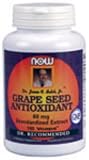 Grape Seed Antioxidant 60 mg - 180 VegiCaps