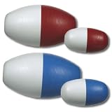 Polyethylene Floats - 5 x 9 - 3/4 Rope - Red