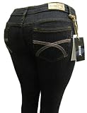 Women's Omega Skinny Stratch Jeans- Criss Cross 1