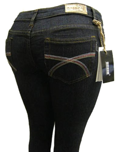 Women's Omega Skinny Stratch Jeans- Criss Cross 1 product image