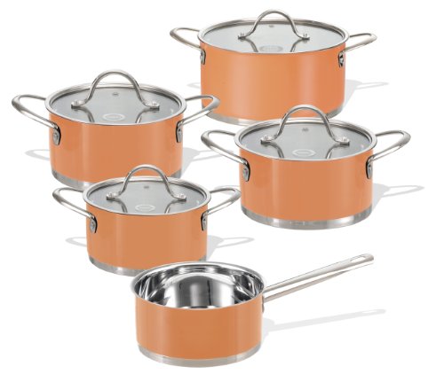 Beem F3000.213 Moments Topfset 9-teilig, sonnenorange 