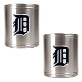 MLB Tigers 2 Piece Stainless Steel Can Holder Set
