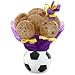 Cookie Bouquet in a Soccer Container - Half Dozen Gourmet Cookies Fresh Baked Daily
