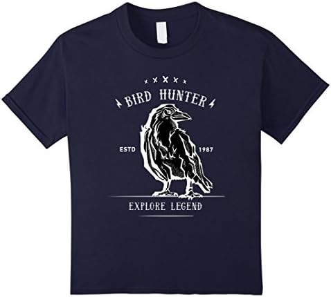 Kids Bird Hunter T shirt 8 Navy