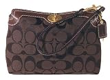 AUTHENTIC COACH HAMPTONS SIGNATURE CAPACITY WRISTLET 41182 (Br/Brown)